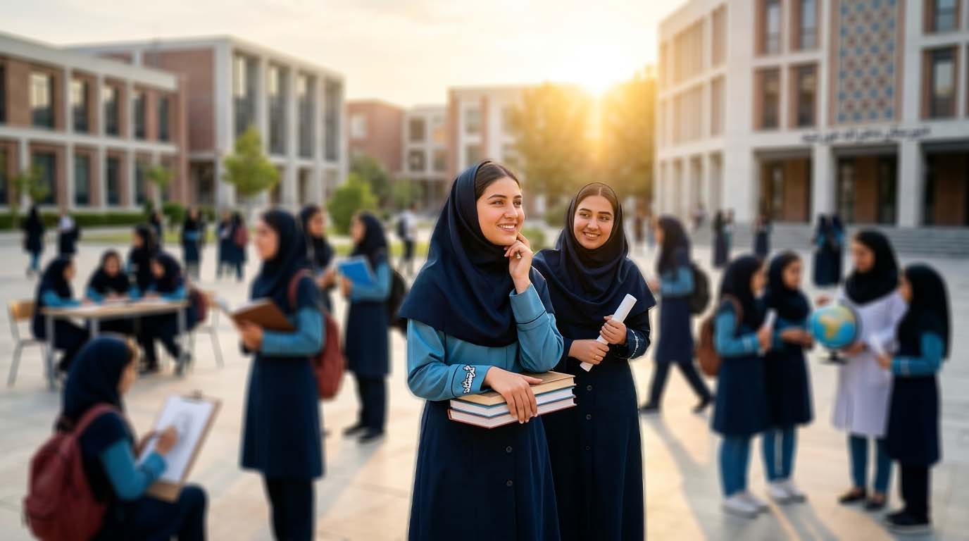 امید برای فردای فرزند دبیرستان دخترانه فرشتگان شیراز