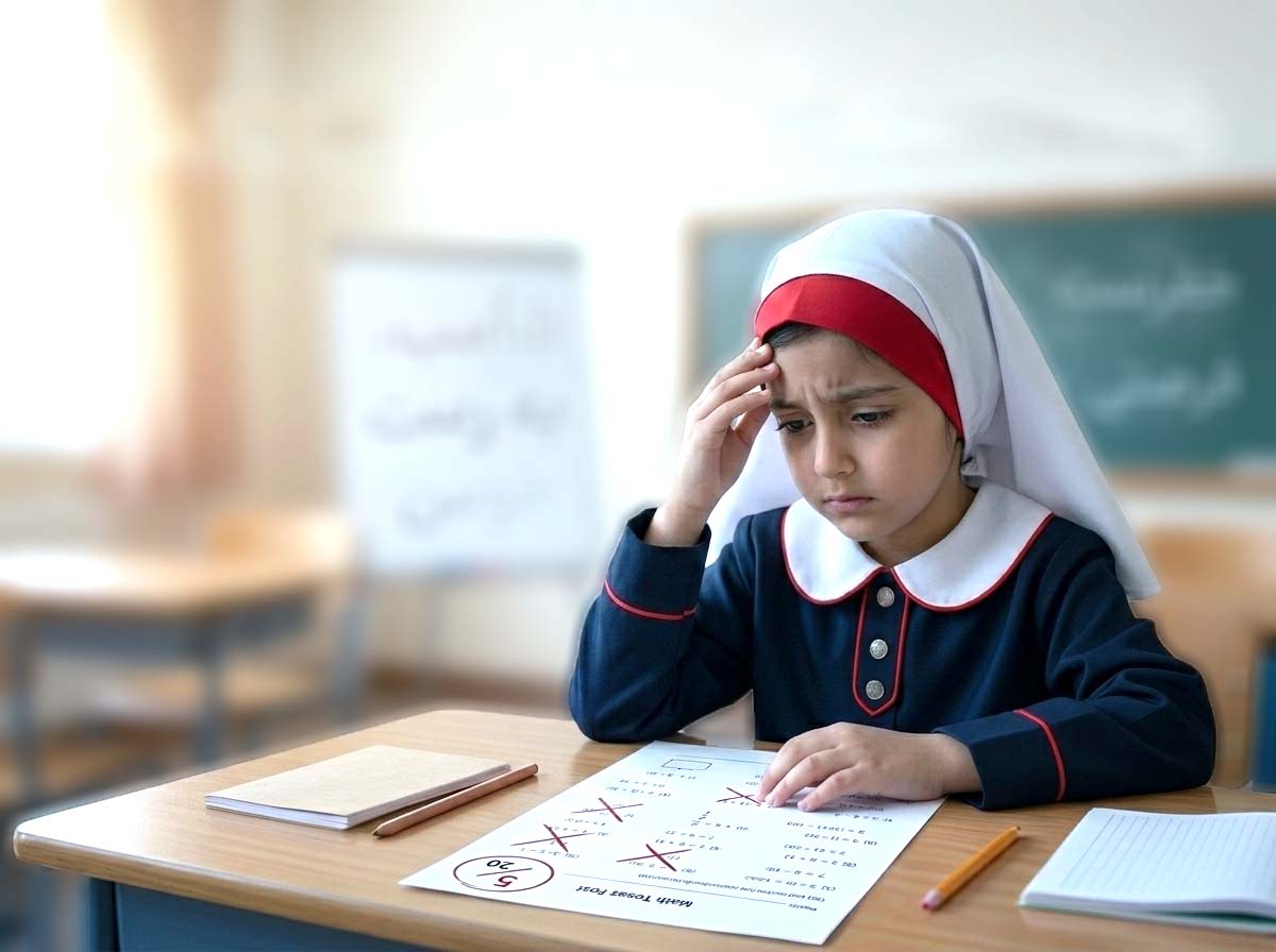 پیش دبستانی دبستان فرشتگان فردا شیراز شکست تحصیلی دانش آموز